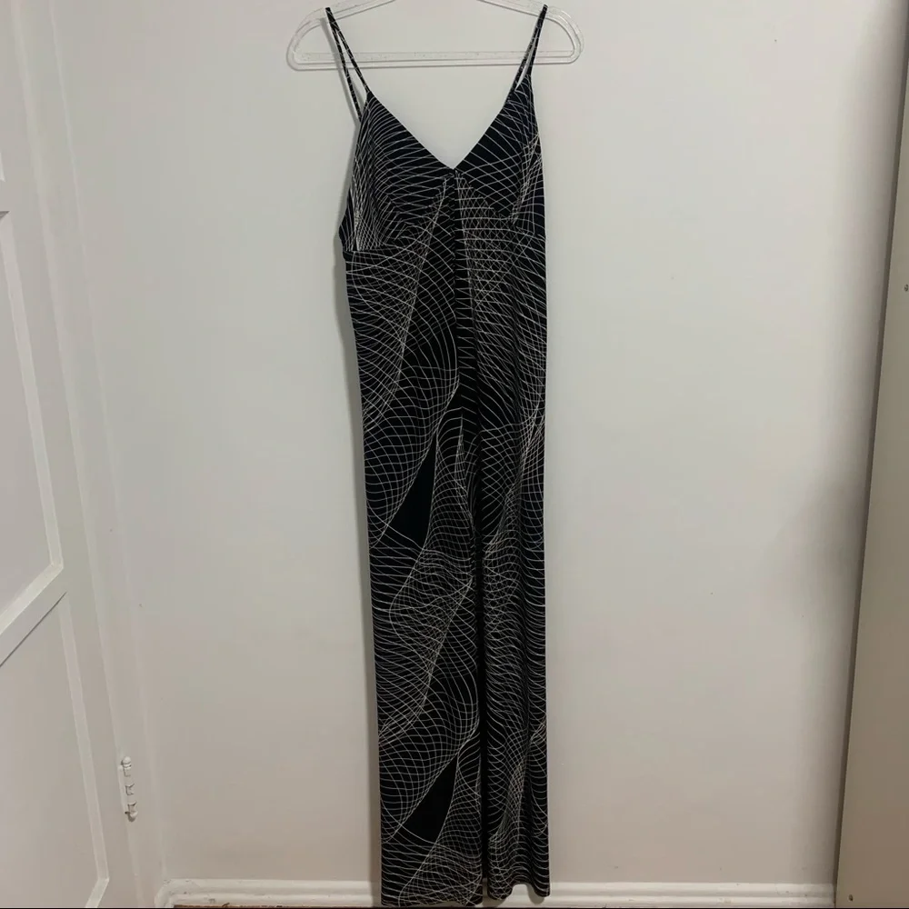 New Norma Kamali slip jumpsuit in Electric circus black Size XL - Picture 4 of 7